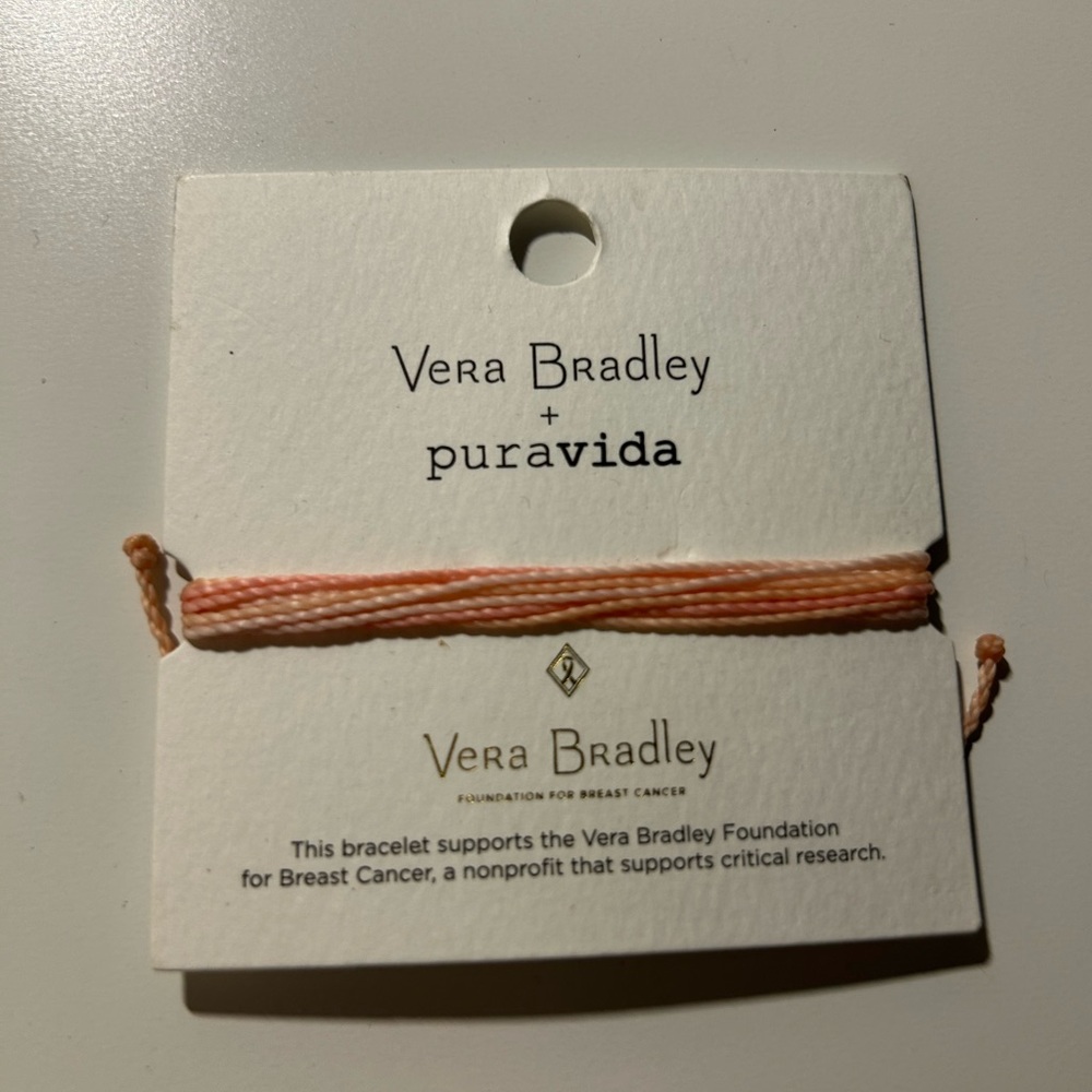 NWT Vera Bradley Pura Vida Pink Bracelet